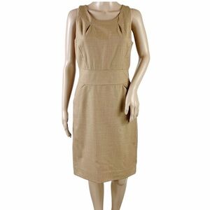 J. Crew | Emmaleigh Beige Sheath Wool Dress